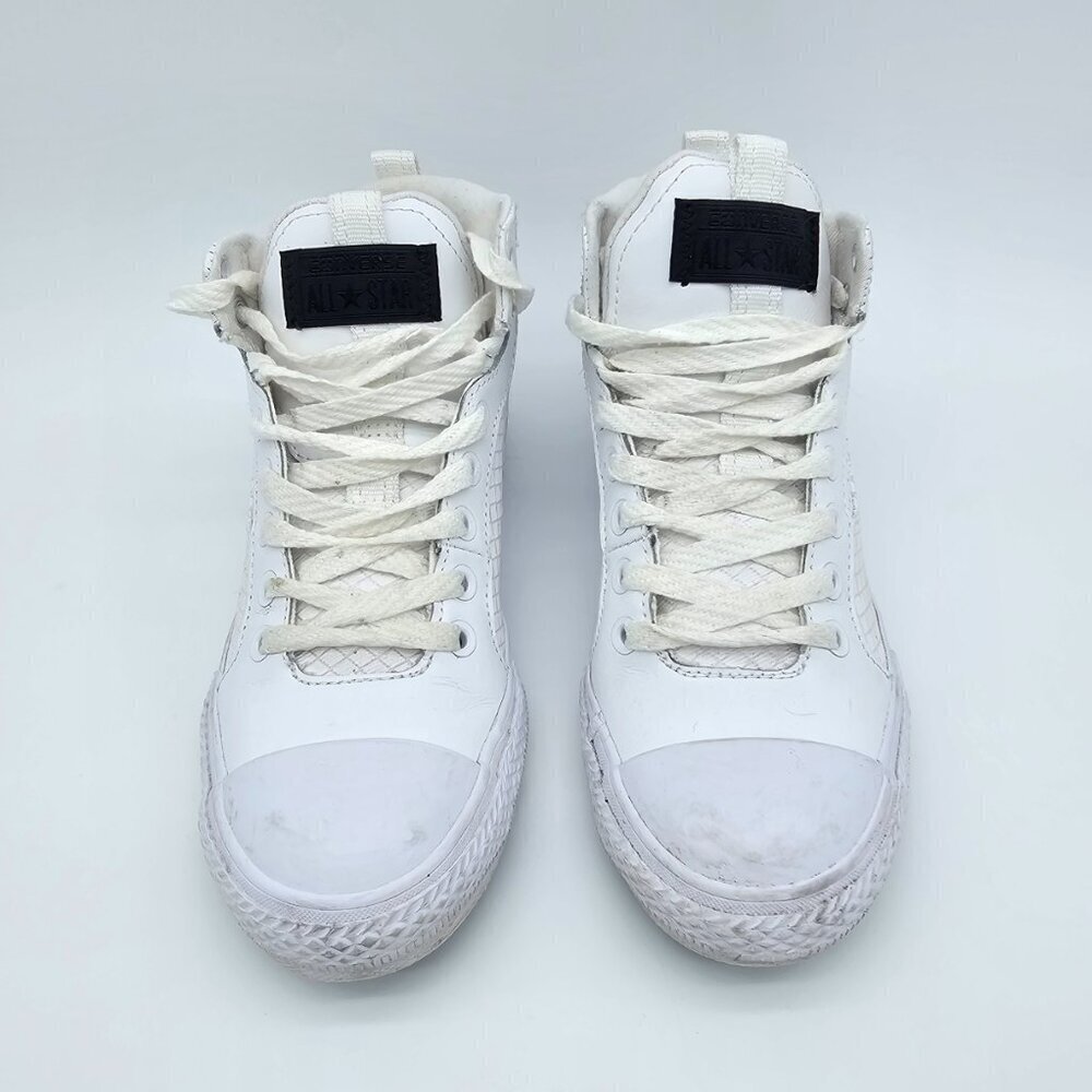 Converse Chuck Taylor Asylum Big Kids Youth Shoes, White, Size 3 - Picture 16 of 16